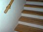 Staircase with steps made from oak